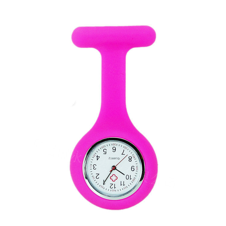 Silicone Nurse Watch Pin Pocket Watch Student Pocket Watch