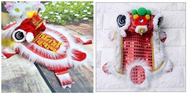 Funny Dog Clothes New Year's Pet Chinese Costume Dragon