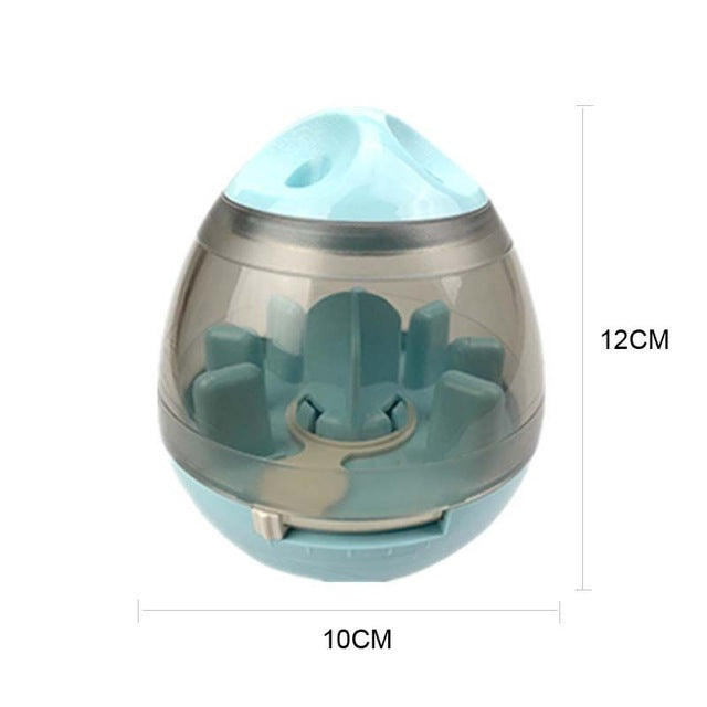 Interactive Dog Cat Food Treat Ball Bowl Toy Shaking Leakage Food Container