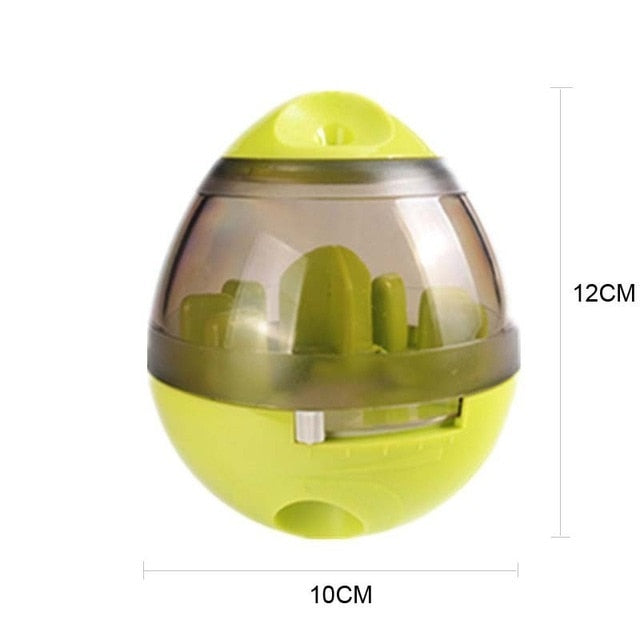 Interactive Dog Cat Food Treat Ball Bowl Toy Shaking Leakage Food Container