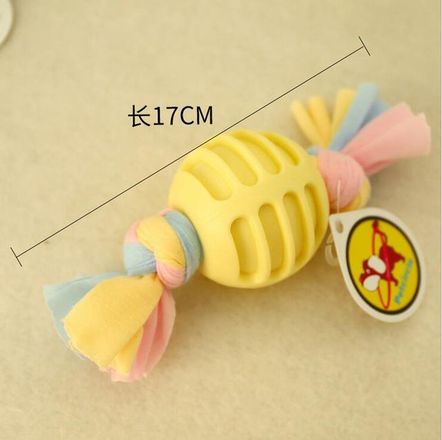 Pet Dog Toy Chew Squeaky Rubber Toys Vocal Molar Rubber