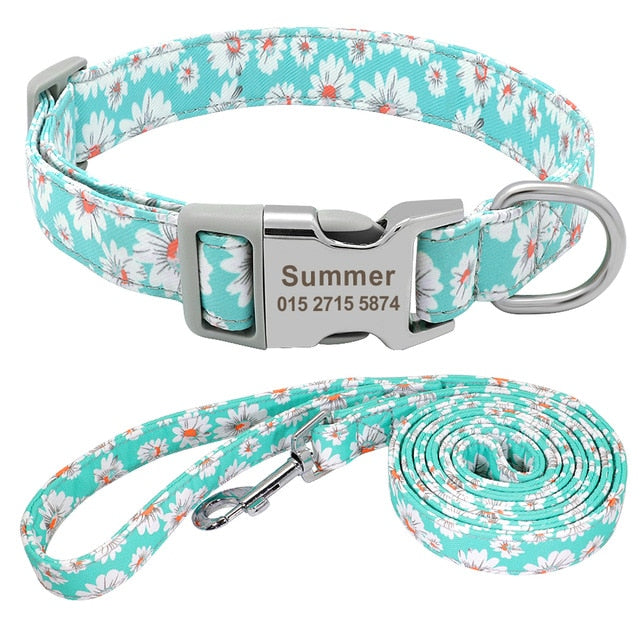 Pet Leash with Nameplate