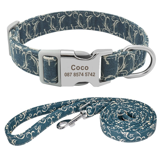 Pet Leash with Nameplate