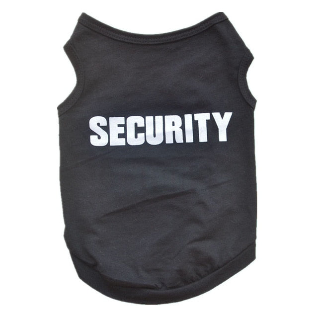 Security Cat Clothes Pet Cat Jacket Hoodies Outfit Warm Pet Clothing
