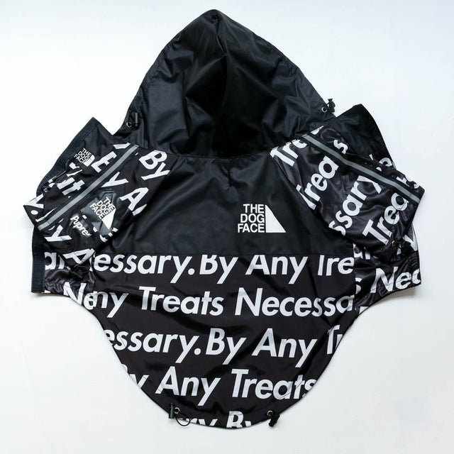 New Pet Dogs Clothes Raincoat For Big Fat Dogs Outdoor Jacket For Pets Fashion Windbreaker Hoodies