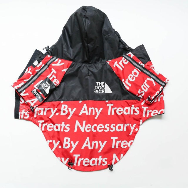 New Pet Dogs Clothes Raincoat For Big Fat Dogs Outdoor Jacket For Pets Fashion Windbreaker Hoodies