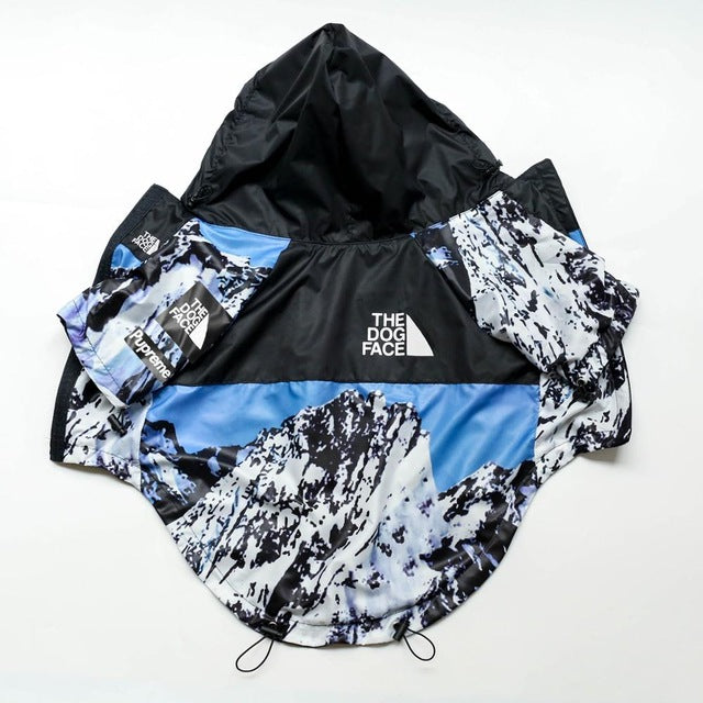 New Pet Dogs Clothes Raincoat For Big Fat Dogs Outdoor Jacket For Pets Fashion Windbreaker Hoodies