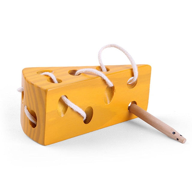 Boy Girls Montessori Wooden Toys Circles Bead Wire Maze Roller Coaster Puzzles toddler educational toys