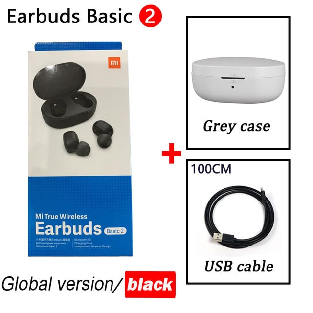 xiaomi Airdots s TWS Wireless earphone Voice control Bluetooth 5.0