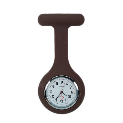 Silicone Nurse Watch Pin Pocket Watch Student Pocket Watch
