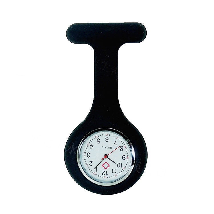 Silicone Nurse Watch Pin Pocket Watch Student Pocket Watch
