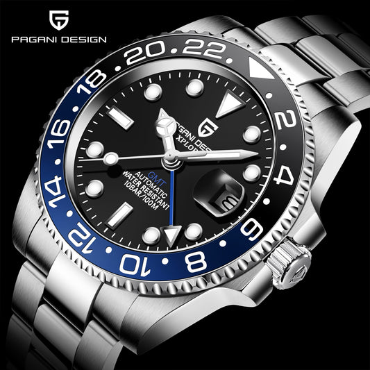 PAGANI DESIGN 2020 Luxury Men Mechanical Wristwatch Stainless Steel
