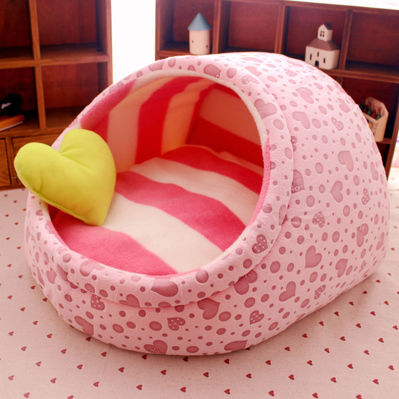 Pet bed house nest warm princess washable