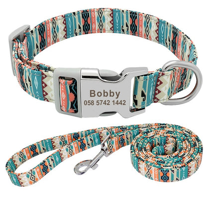 Pet Leash with Nameplate