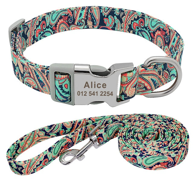 Pet Leash with Nameplate
