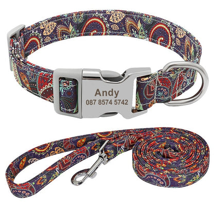 Pet Leash with Nameplate