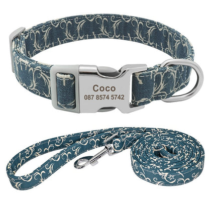 Pet Leash with Nameplate