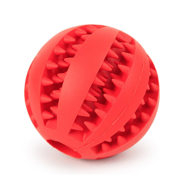 Soft Pet Dog Toy Funny Interactive Elasticity Ball Chew Teeth Clean Extra-tough Rubber Ball