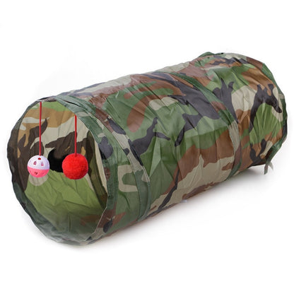 7 Color Funny Pet Cat Cave Tunnel Cat Play Rainbown Tunnel Brown Foldable 2 Holes Cat Tunnel Kitten Toy Bulk Toys Rabbit Tunnel