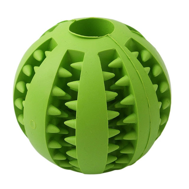 New Pet Dog Toy Funny Interactive Elasticity Ball Chew Toy Teeth Clean Extra-tough Rubber Ball