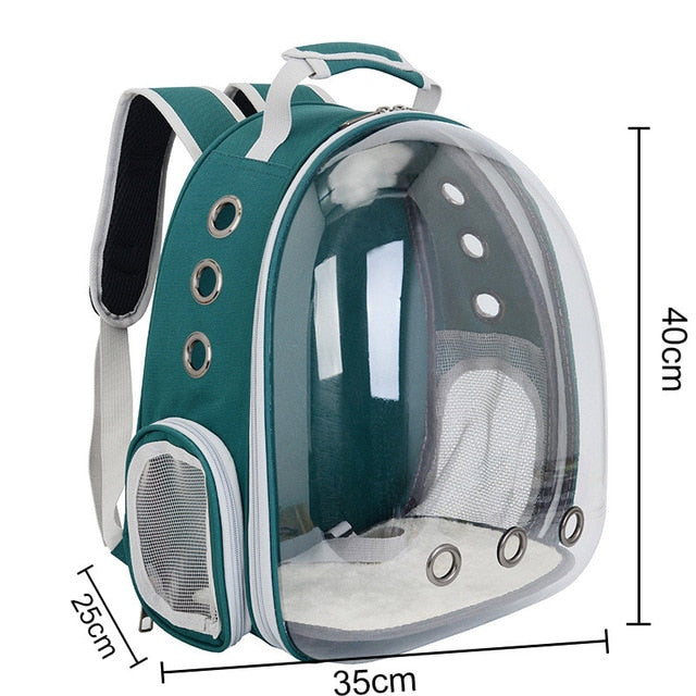 Cat bag Breathable Portable Pet Carrier backpack for cat and dog Transparent