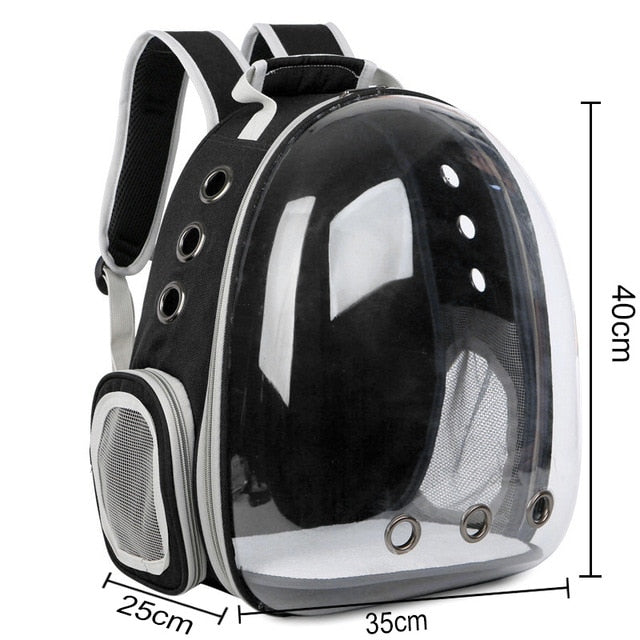 Cat bag Breathable Portable Pet Carrier backpack for cat and dog Transparent