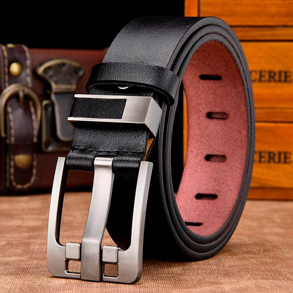 [DWTS]men belt male high quality genuine leather fancy vintage