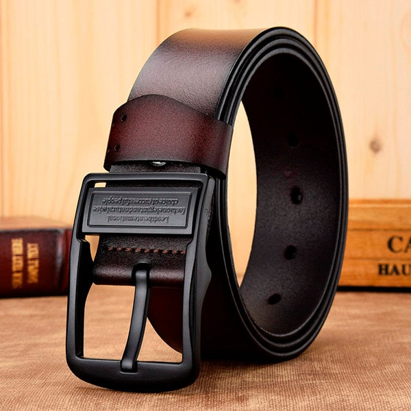 [DWTS]men belt male high quality genuine leather fancy vintage