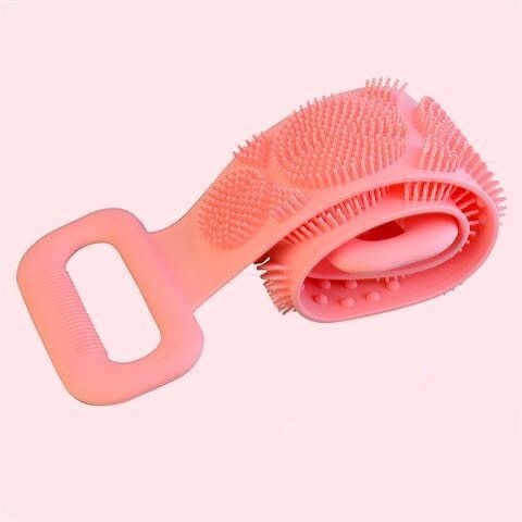 Silicone Bath Towels Rubbing Back Massage Scrubber Brushes