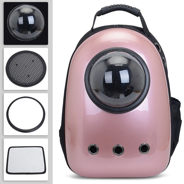 Cat bag Breathable Portable Pet Carrier backpack for cat and dog Transparent