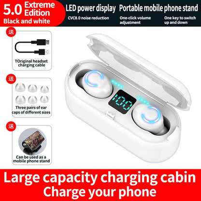 Mini TWS Bluetooth 5.0 Wireless Headphones With Microphone