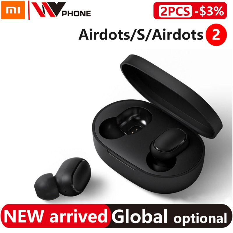 xiaomi Airdots s TWS Wireless earphone Voice control Bluetooth 5.0
