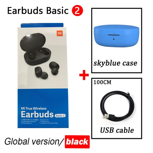 xiaomi Airdots s TWS Wireless earphone Voice control Bluetooth 5.0