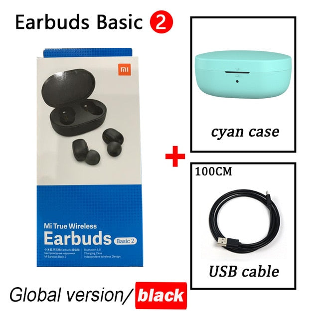 xiaomi Airdots s TWS Wireless earphone Voice control Bluetooth 5.0