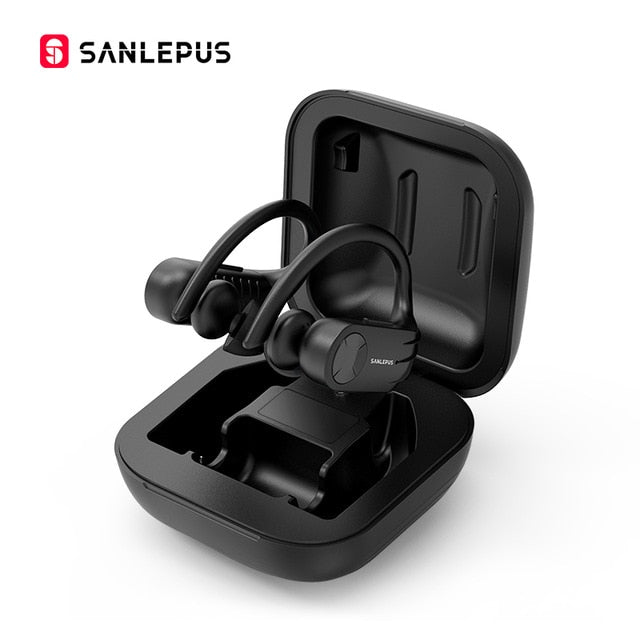 SANLEPUS B1 Led Display Bluetooth Earphone Wireless Headphones TWS Stereo Earbuds Sport Gaming Headset For Xiaomi Huawei iPhone
