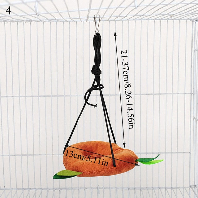 Ropeway Nest Forest Hamster Hammock Soft Toys Leaf Tunnel Toy House
