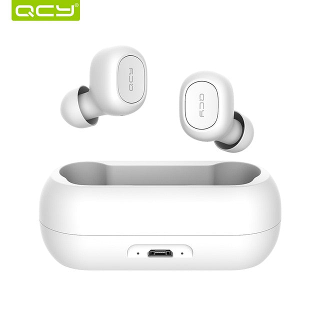 QCY T1C TWS 5.0 Bluetooth 3D stereo wireless earphones with dual microphone