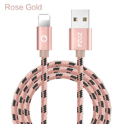 PZOZ Usb Cable For iphone cable 11 12 pro max Xs Xr X SE 8 7 6 plus 6s 5s ipad air mini 4 fast charging cable For iphone charger