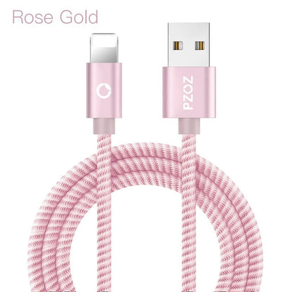 PZOZ Usb Cable For iphone cable 11 12 pro max Xs Xr X SE 8 7 6 plus 6s 5s ipad air mini 4 fast charging cable For iphone charger