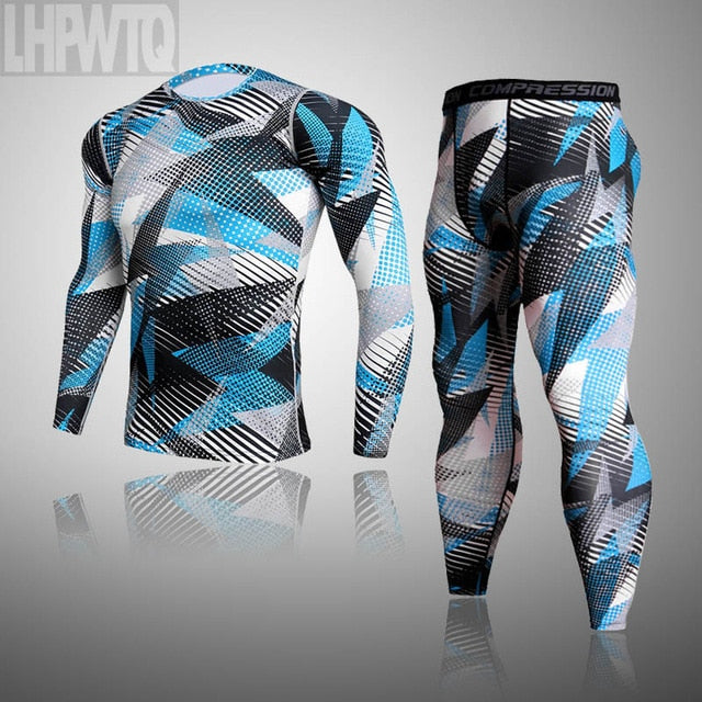 Men's Thermal Underwear  Camouflage  Long Johns Set