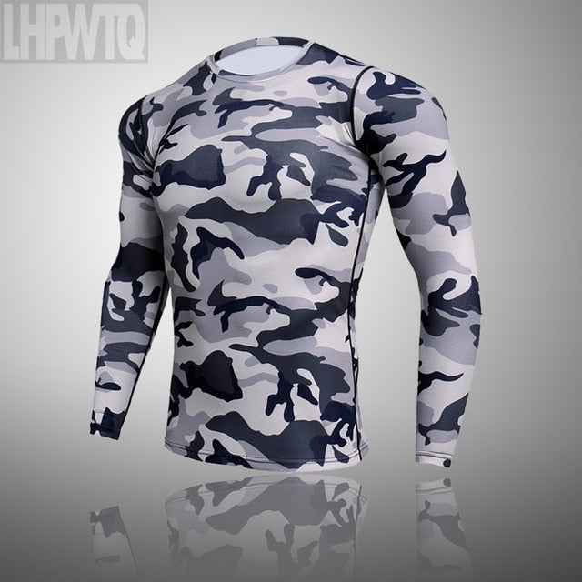 Men's Thermal Underwear  Camouflage  Long Johns Set