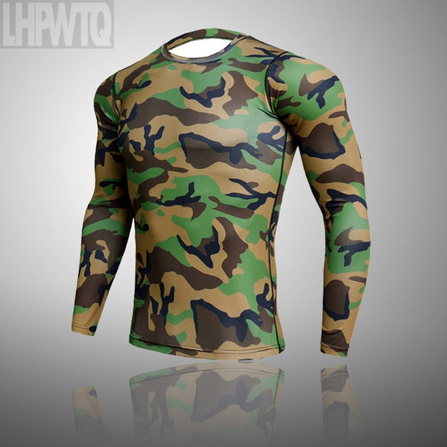 Men's Thermal Underwear  Camouflage  Long Johns Set