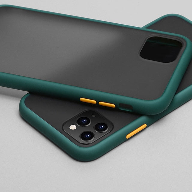 Mint Simple Matte Bumper Phone Case for iPhone