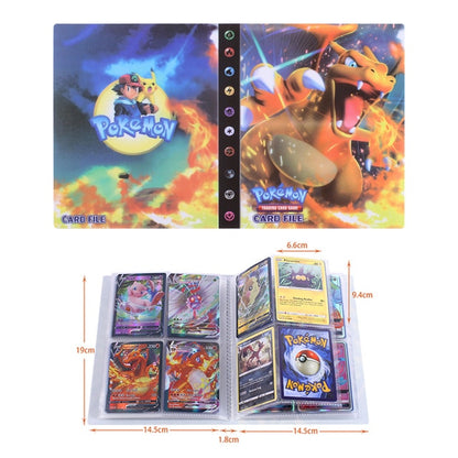 NEW 240pcs Characters Card Collection Notebook Game Card Playing Album Pokemones