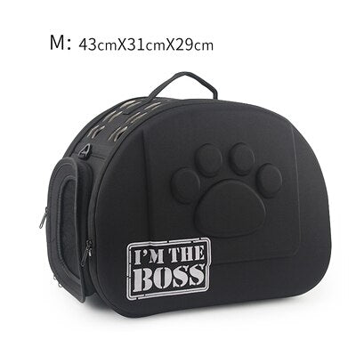Travel Pet Bag Cat Flower Carriers Bags Breathable Pink Folding Small Dog Outdoor Shoulder Bag Folding Cats Carrying