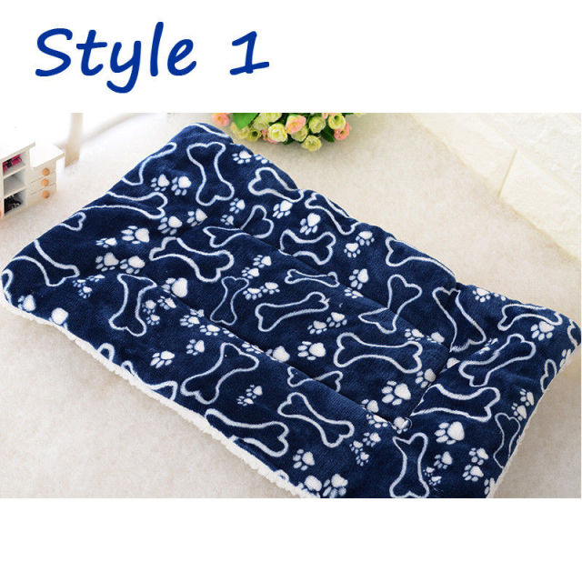 Large Pet Dog Cat Bed Puppy Cushion House Pet Soft Warm Kennel Dog Mat Blanket